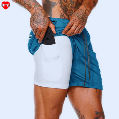 short-sport-homme-bleu